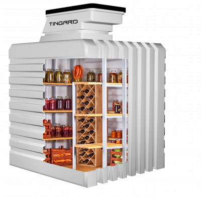 Пластиковый бесшовный погреб Tingard OPTIMUM XL (Т3000)
